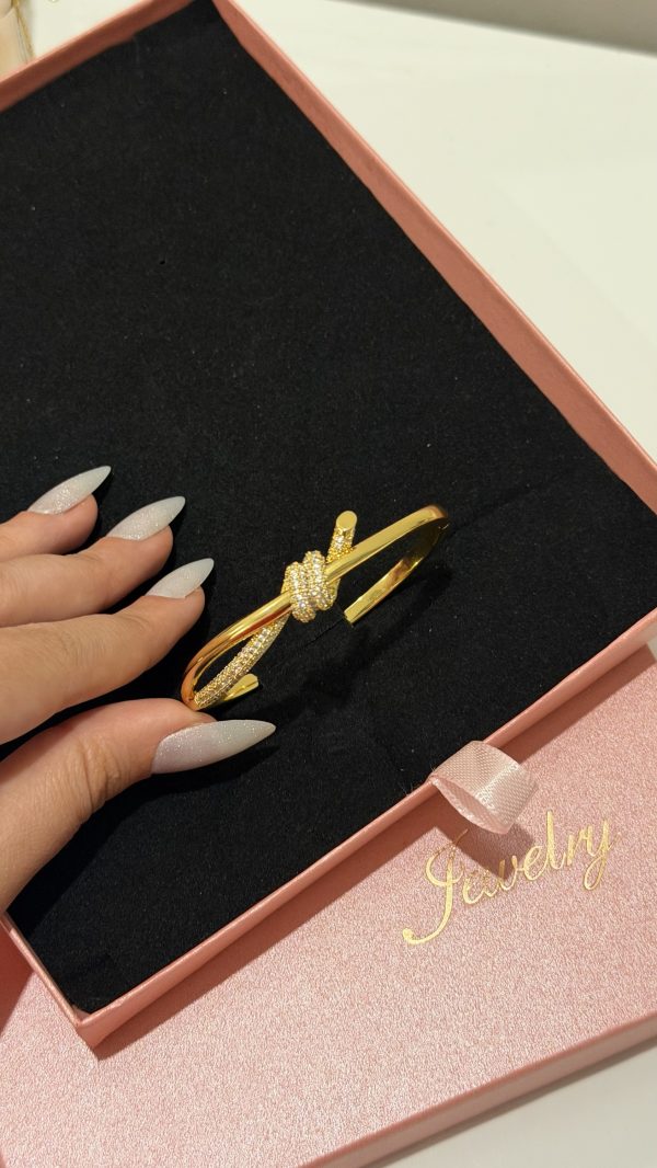 Bracelet tiffany identique or doré ✨