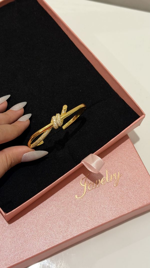 Bracelet tiffany identique or doré ✨