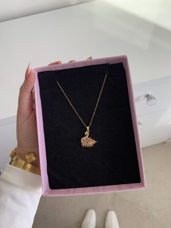 Collier swan pink 🦢💕