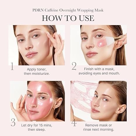 MEDICUBE PDRN PINK
CAFFEINE NIGHT
WRAPPING MASK 75ML