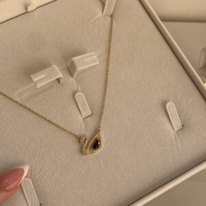 Collier swan new noir 🦢🖤