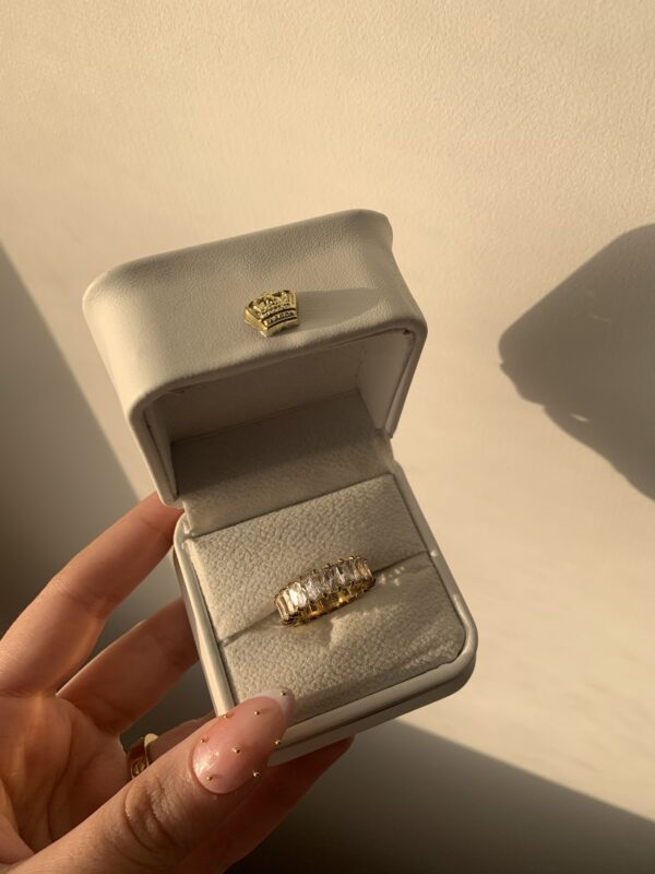 Bague rivière doré ✨