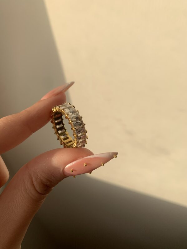 Bague rivière doré ✨