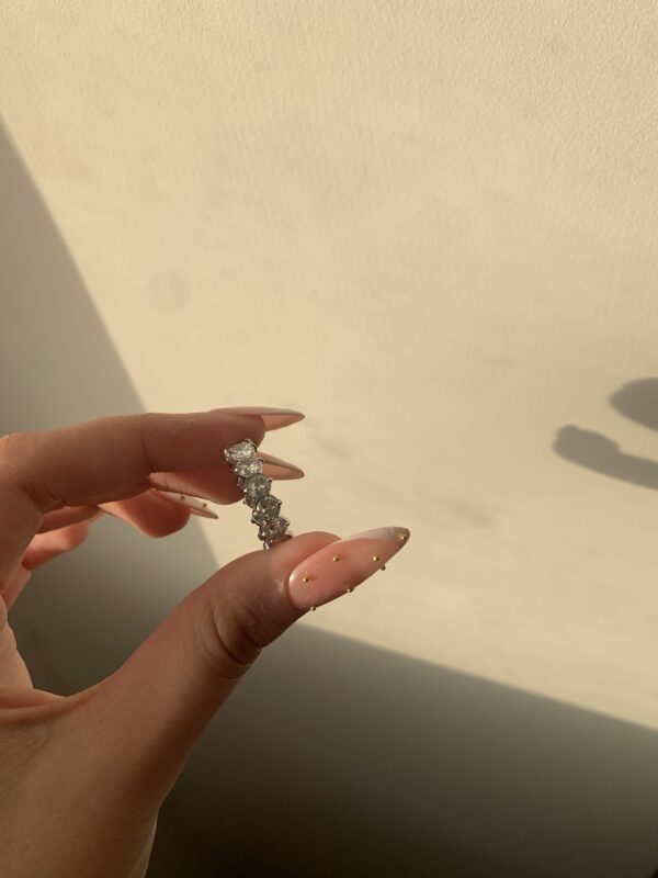 Bague tennis argenté 🩶