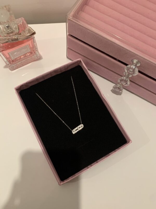 Collier messika argenté 🩶