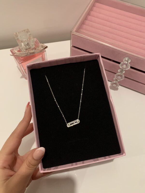 Collier messika argenté 🩶