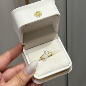 Bague promise doré ✨