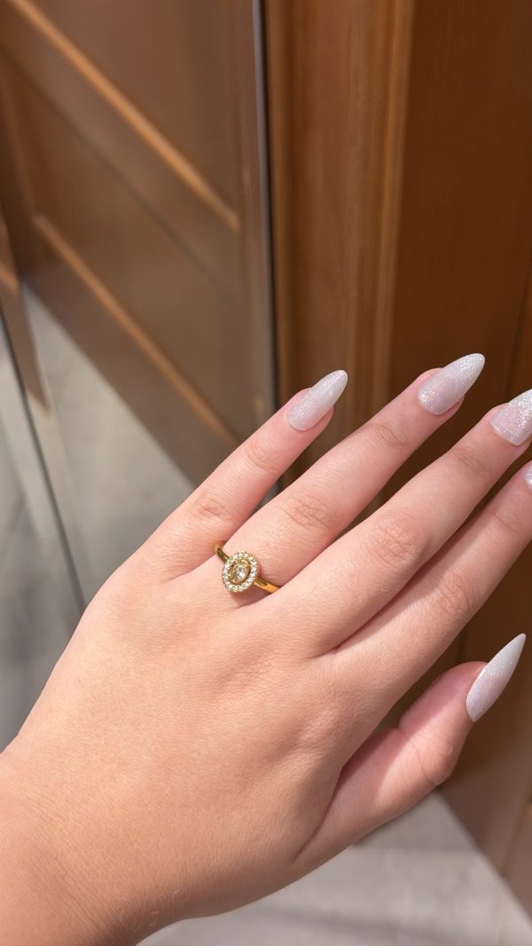 Bague marquise blanche ✨