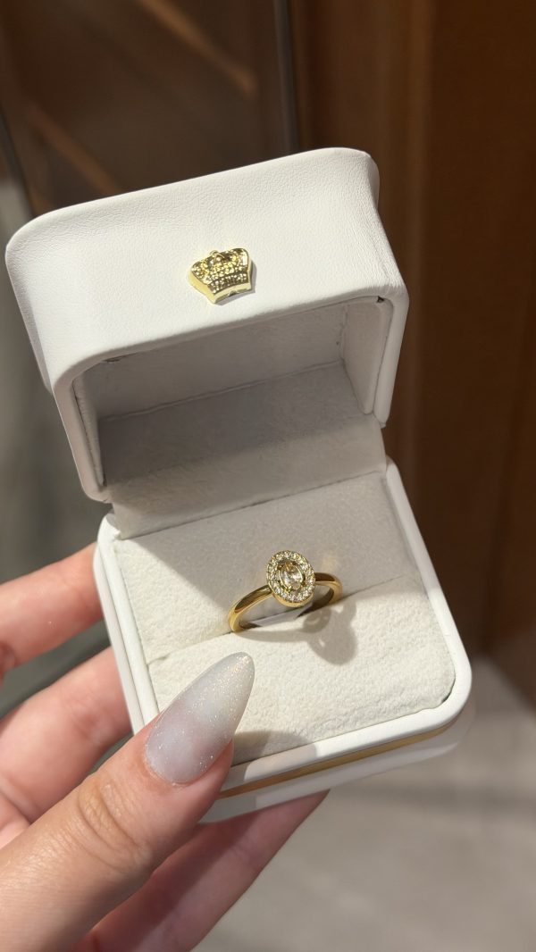 Bague marquise blanche ✨