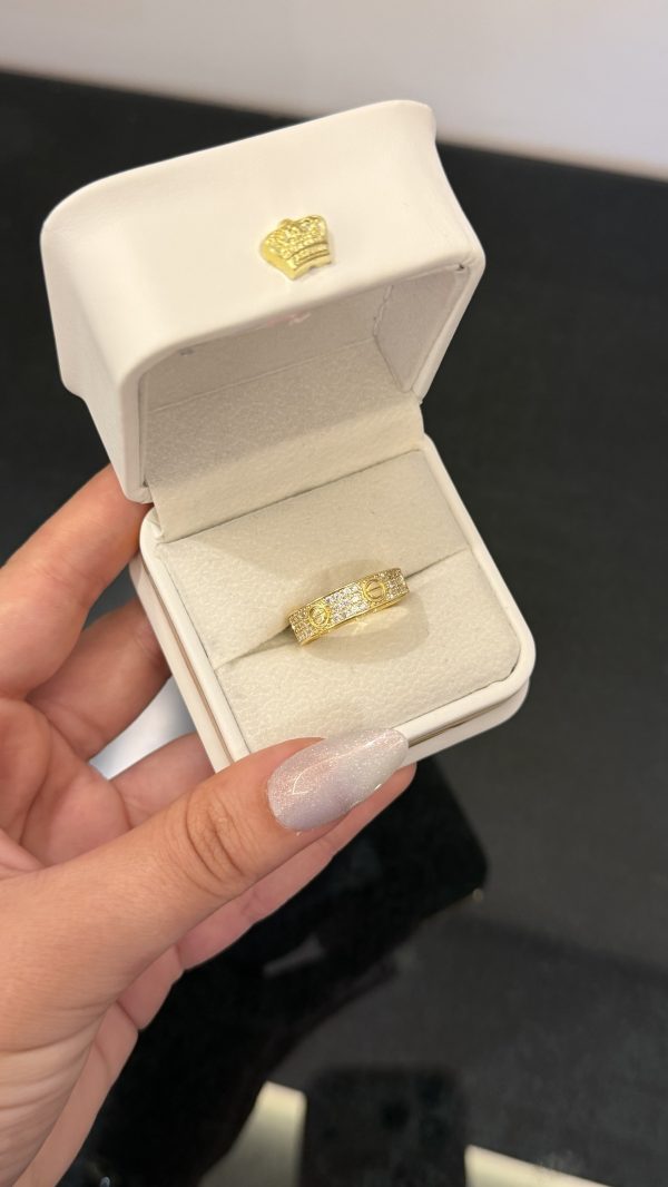 Bague cartier love diamants