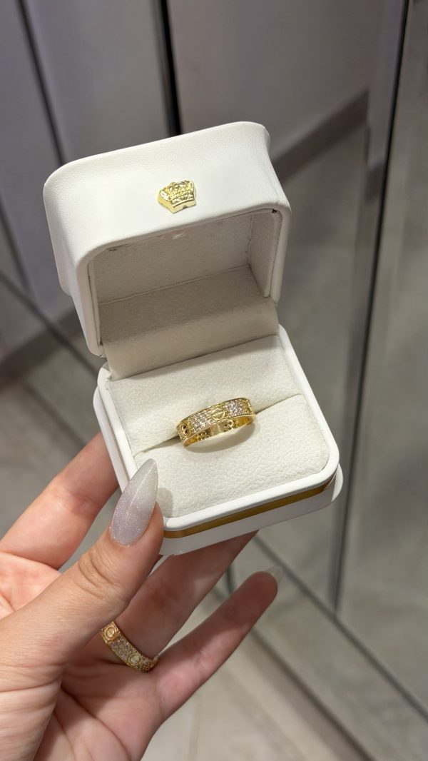Bague cartier love diamants