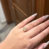 Bague marquise pink ajustable ✨